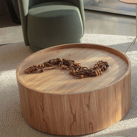 Mesa de Centro Olivia Madera Natural Canela