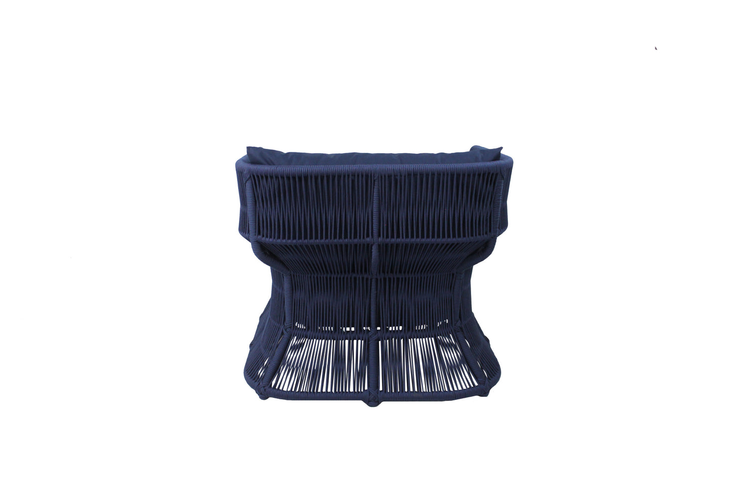 Sillón Gaya Aluminio y Cuerda Náutica Azul Marino