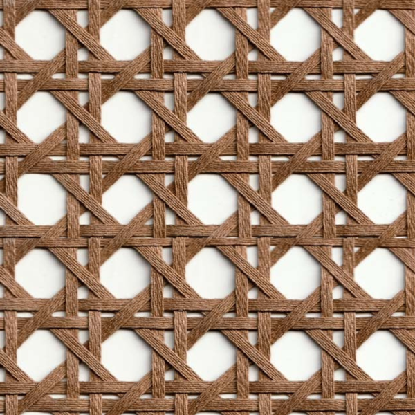 Palha Sextavada Marrom