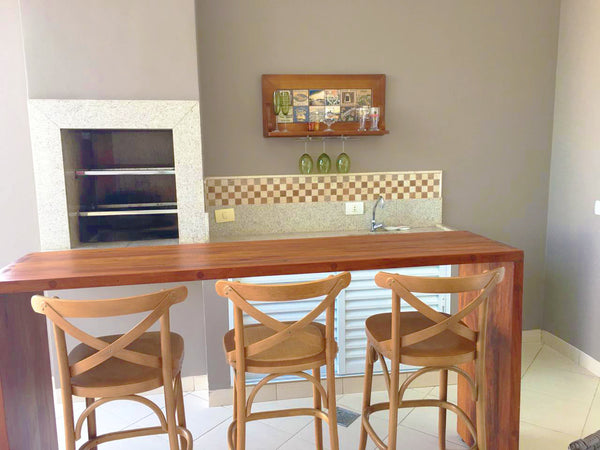Ambiente 2 com Banco Marina 140x50cm Madera Maciza