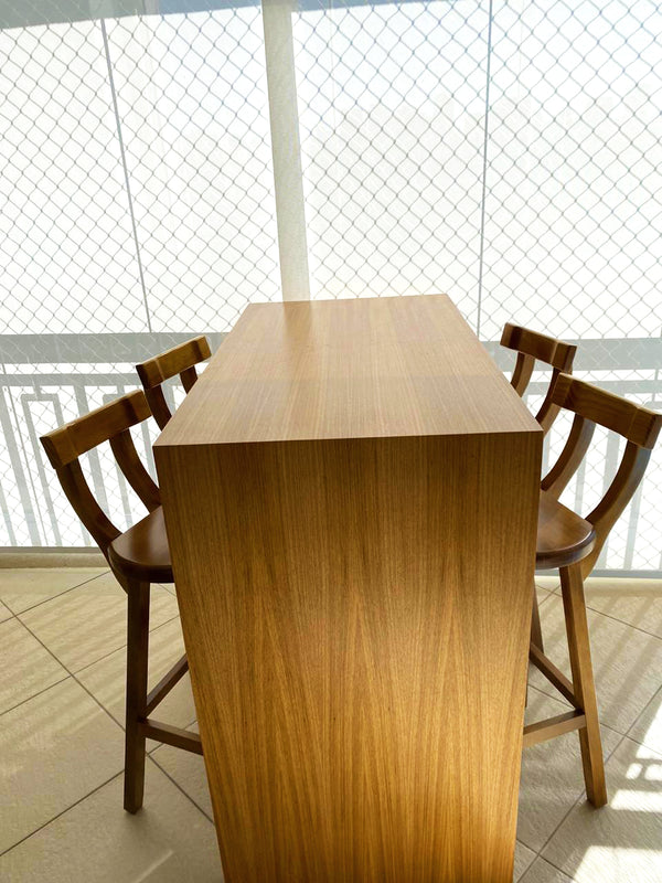 Ambiente 1 com Banco Marina 140x50cm Madera Maciza