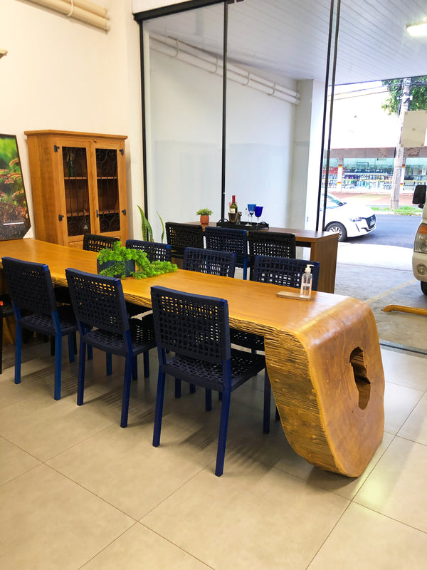 Ambiente 3 com Silla Angra de Aluminio y Cuerda Náutica en Azul