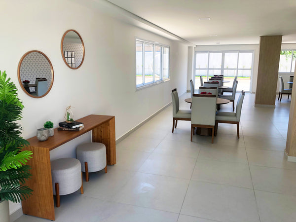 Ambiente 1 com Aparador Gustavo 160x40cm Madeira Maciça