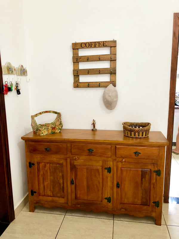 Ambiente 1 com Mueble Arcaz Mostrador 150x45cm Madera Maciza