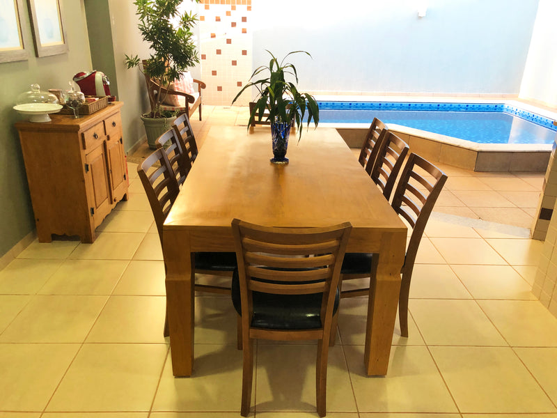 Balcão Armário Arcaz 100x45cm Madeira Maciça