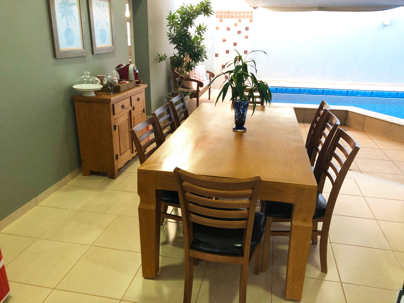 Balcão Armário Arcaz 100x45cm Madeira Maciça