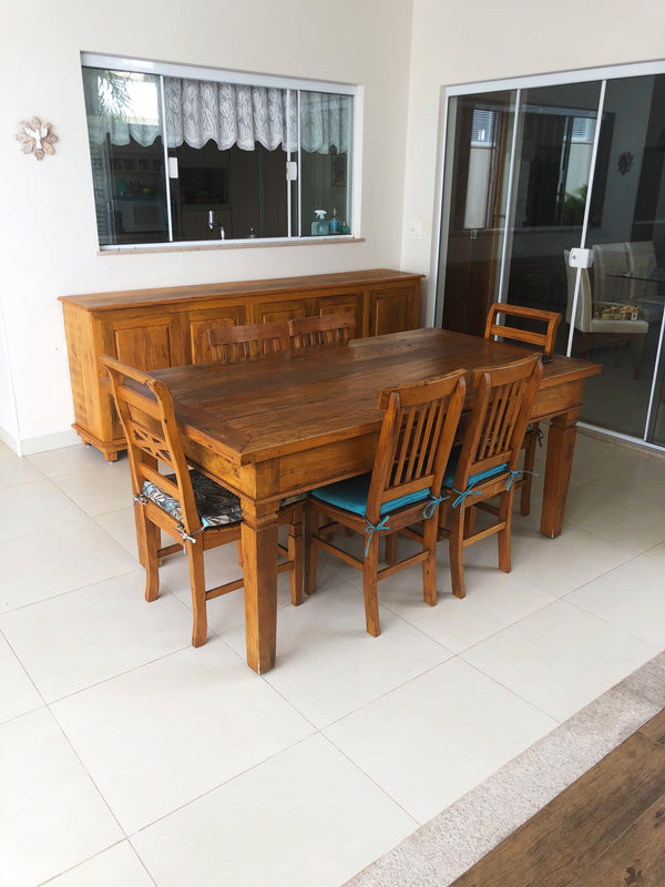Ambiente 2 com Francesca Counter 250x90x45cm Solid Wood