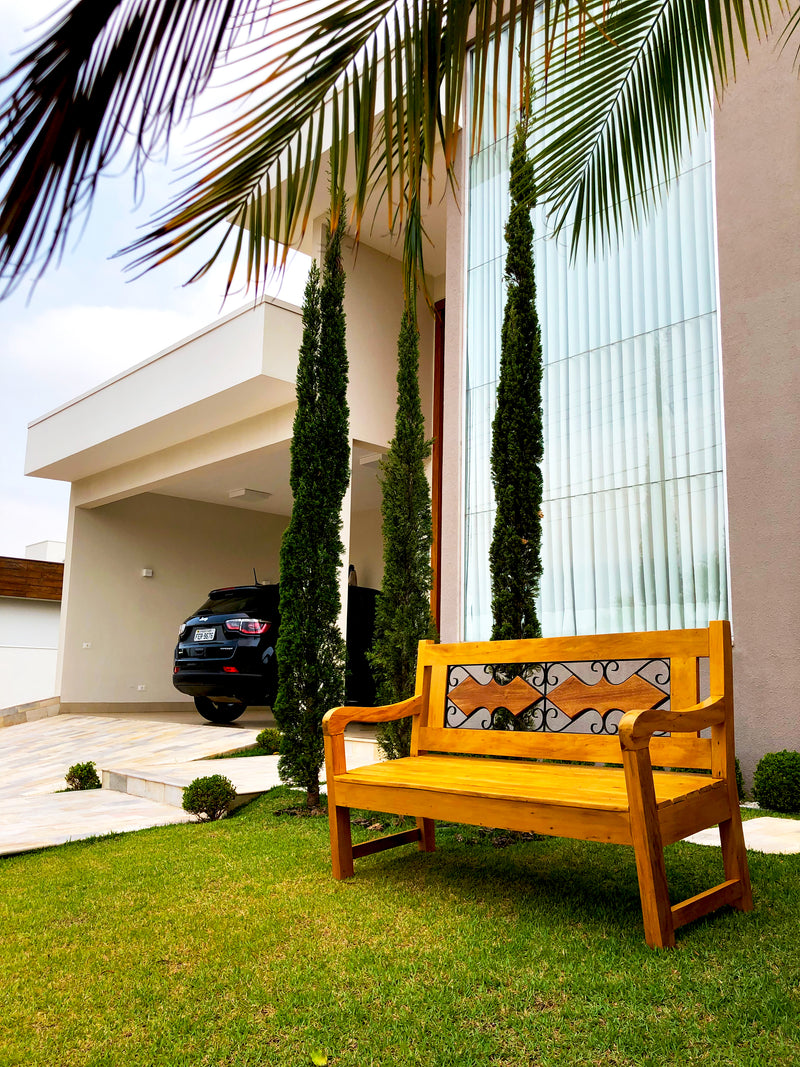 Batman Iron and Solid Wood Bench Set