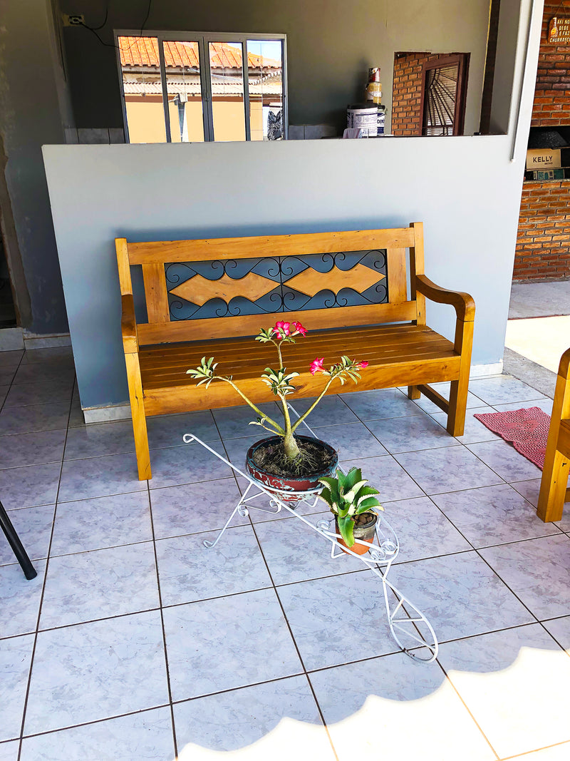 Batman Iron and Solid Wood Bench Set