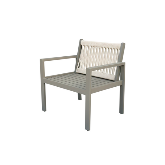 Apex Solid Wood Bench Set with Black Nautical Rope