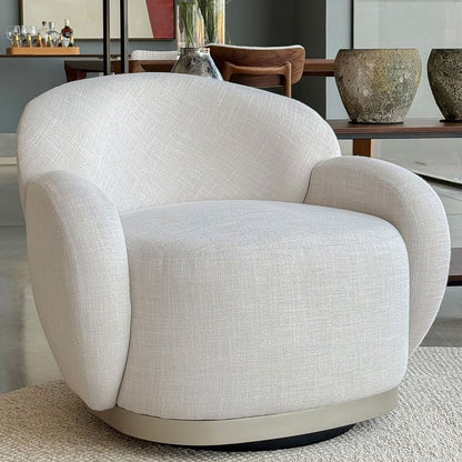 Sillón Perla Base Fija Respaldo y Asiento Tapizado en Tela G.5-291