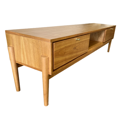 Rack Madrid 170x40x79cm Madeira Maciça Cor Mel