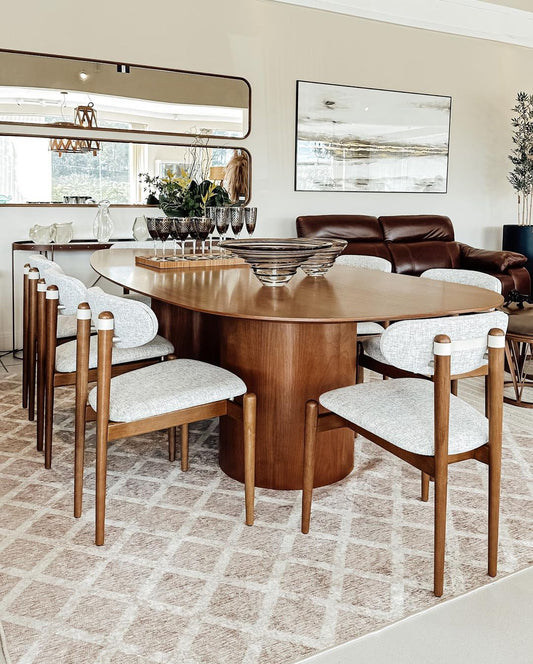 Mesa de Jantar Organic Madeira Cor Jequitibá BN 274x128cm