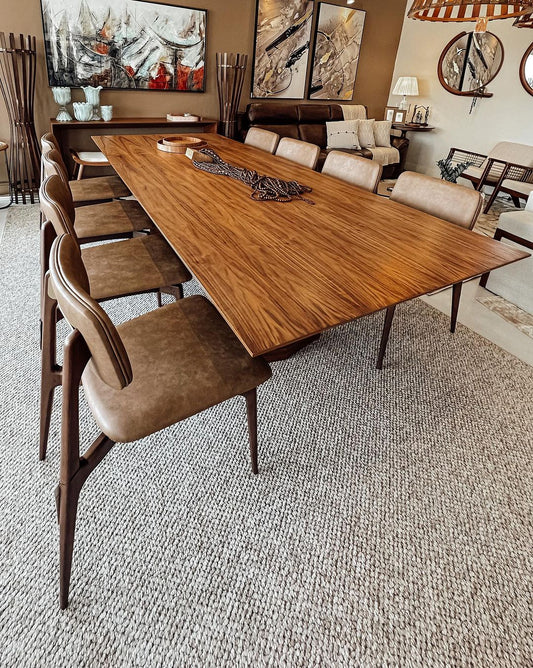 Mesa de Jantar Float Madeira Cor Nogueira 274x120cm