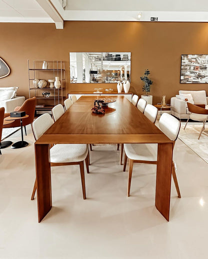 Mesa de Comedor Catania 280x120cm Madera - 10 Plazas