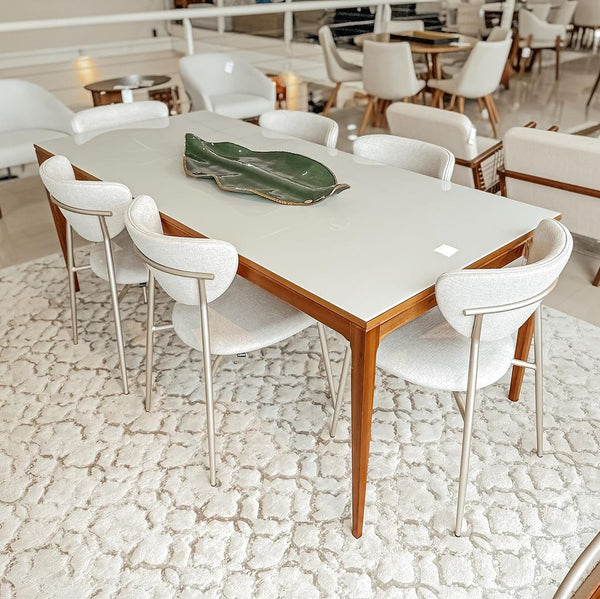 Ambiente 3 com New Mesa de Comedor Siena 180x90cm Madera - 6 Plazas
