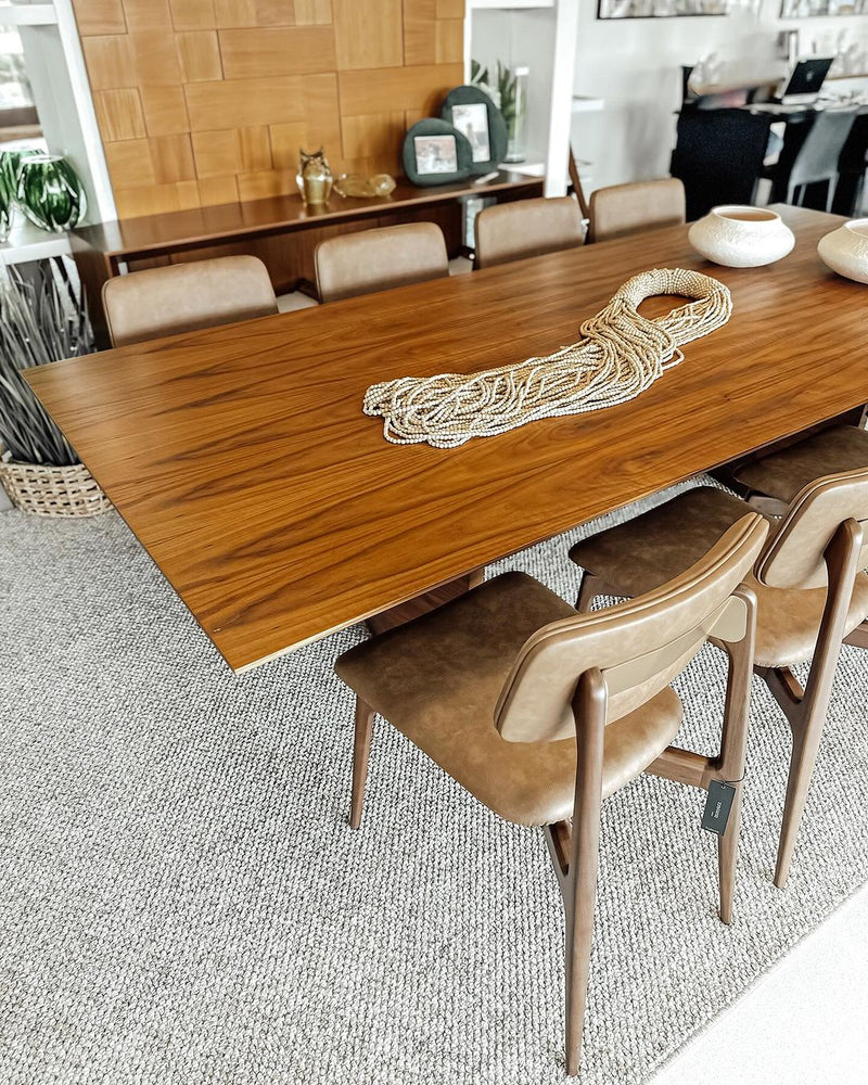 Mesa de Jantar Float Madeira Cor Nogueira 274x120cm