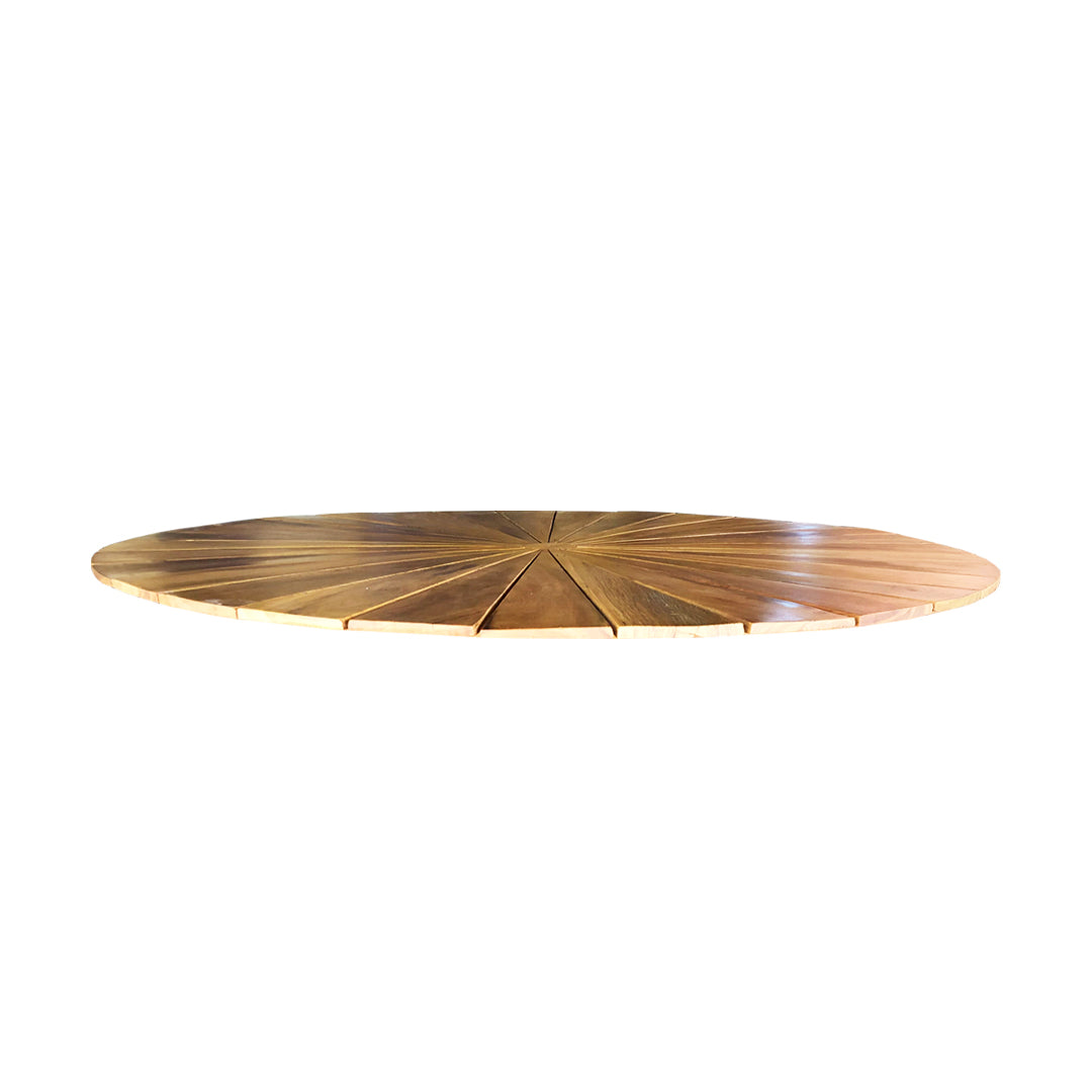 Round Dining Table Top 140cm Nápoles Solid Wood