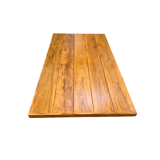 Tampo de Mesa de Jantar Frisado 200x100cm Madeira Maciça