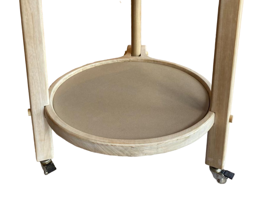Cushy Solid Wood Tea Bar Trolley
