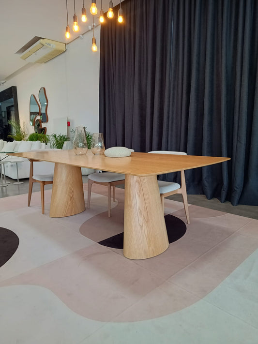 Mesa de Jantar Atenas Madeira Cinamomo BN 240x110