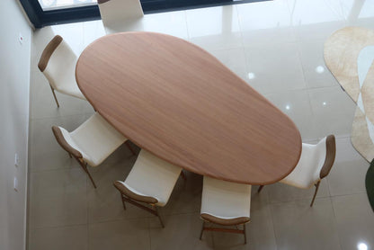 Mesa de Jantar Bow Madeira Cor Mel 280x120cm