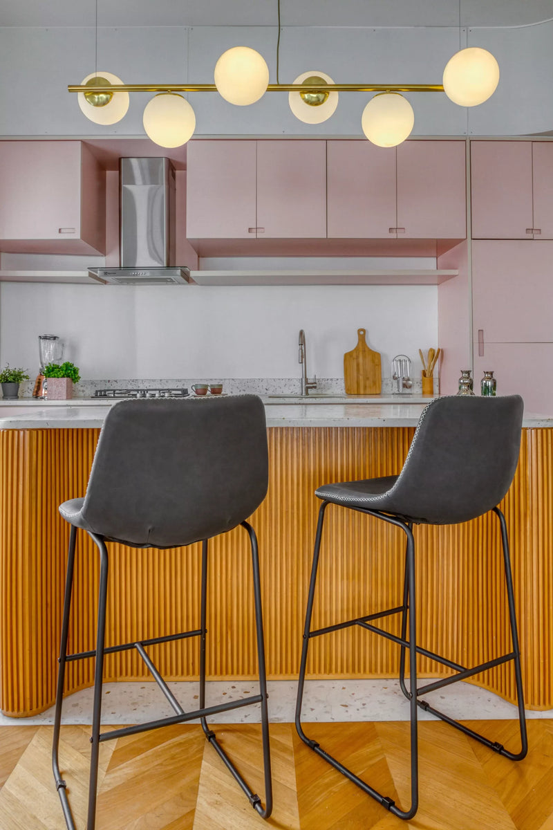 Banqueta Oxford Cor Preto Vintage