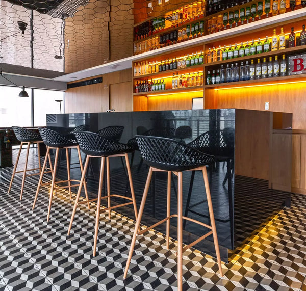 Ambiente 3 com Monaco Stool Black Color