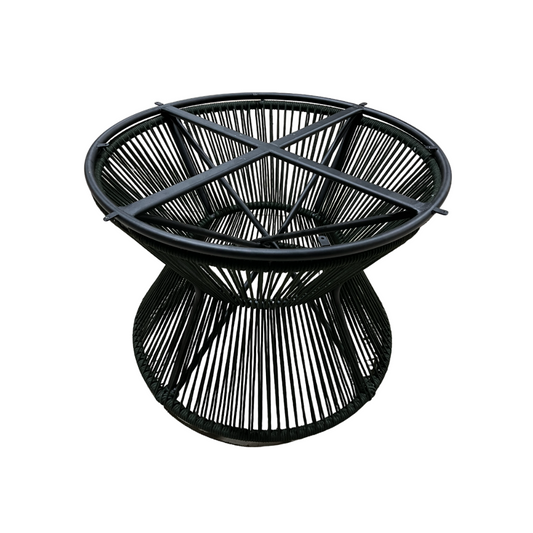 Cairo Table Base 75x75cm Aluminum and Nautical Rope