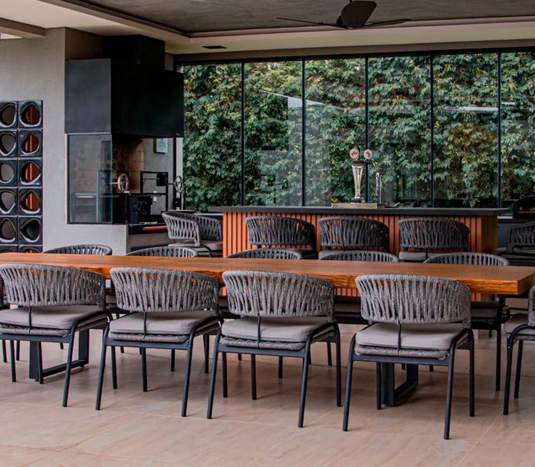 Sala de Jantar com Cadeira Deka