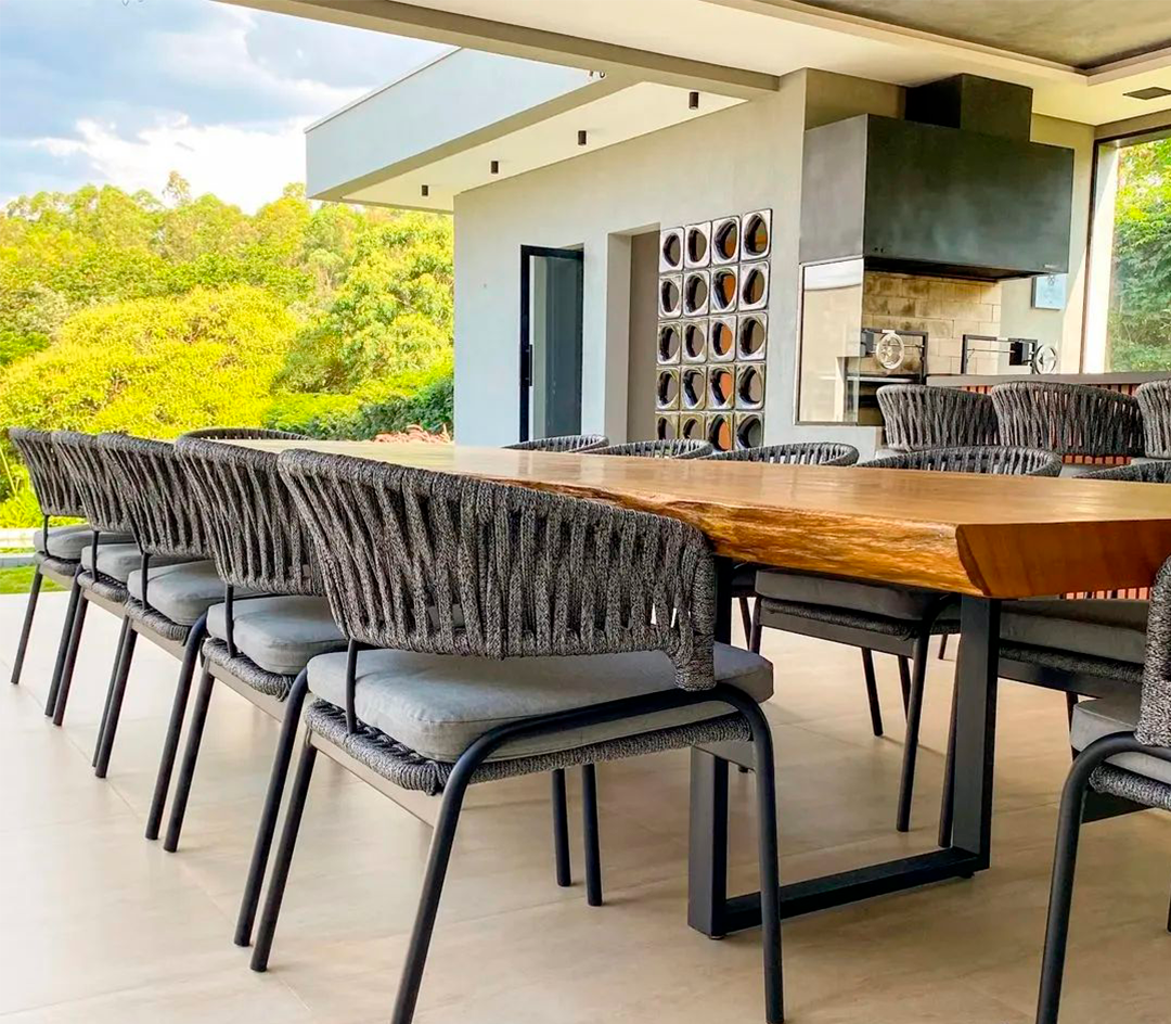 Sala de Jantar com Cadeira Deka