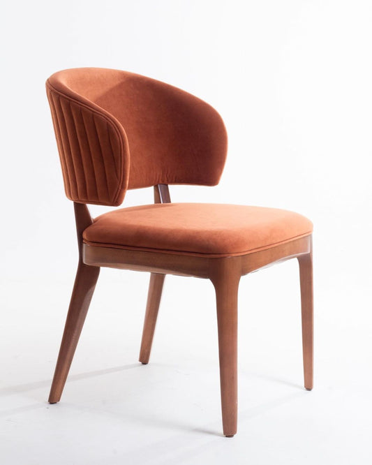 Silla para pintar en madera Ester 30 Asiento tapizado en tela BR6004