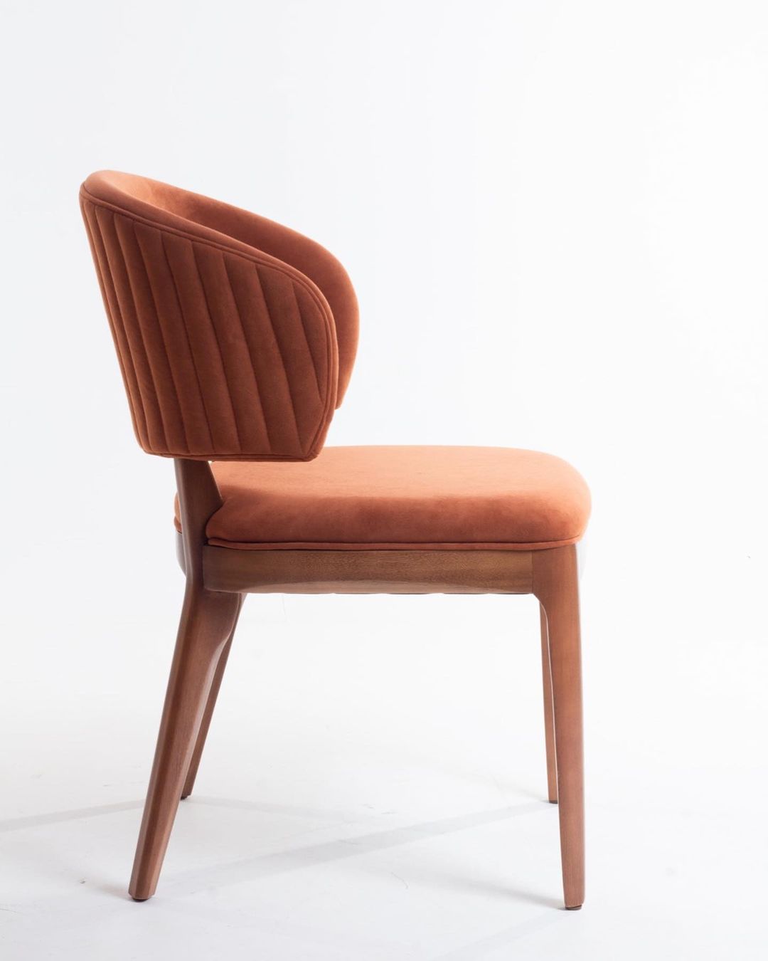 Silla para pintar en madera Ester 30 Asiento tapizado en tela BR6004