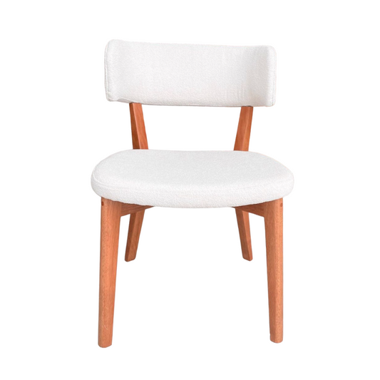 Silla de pintura de madera Hanna 30 plazas tapizada en tela A01