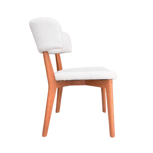 Silla de pintura de madera Hanna 30 plazas tapizada en tela A01