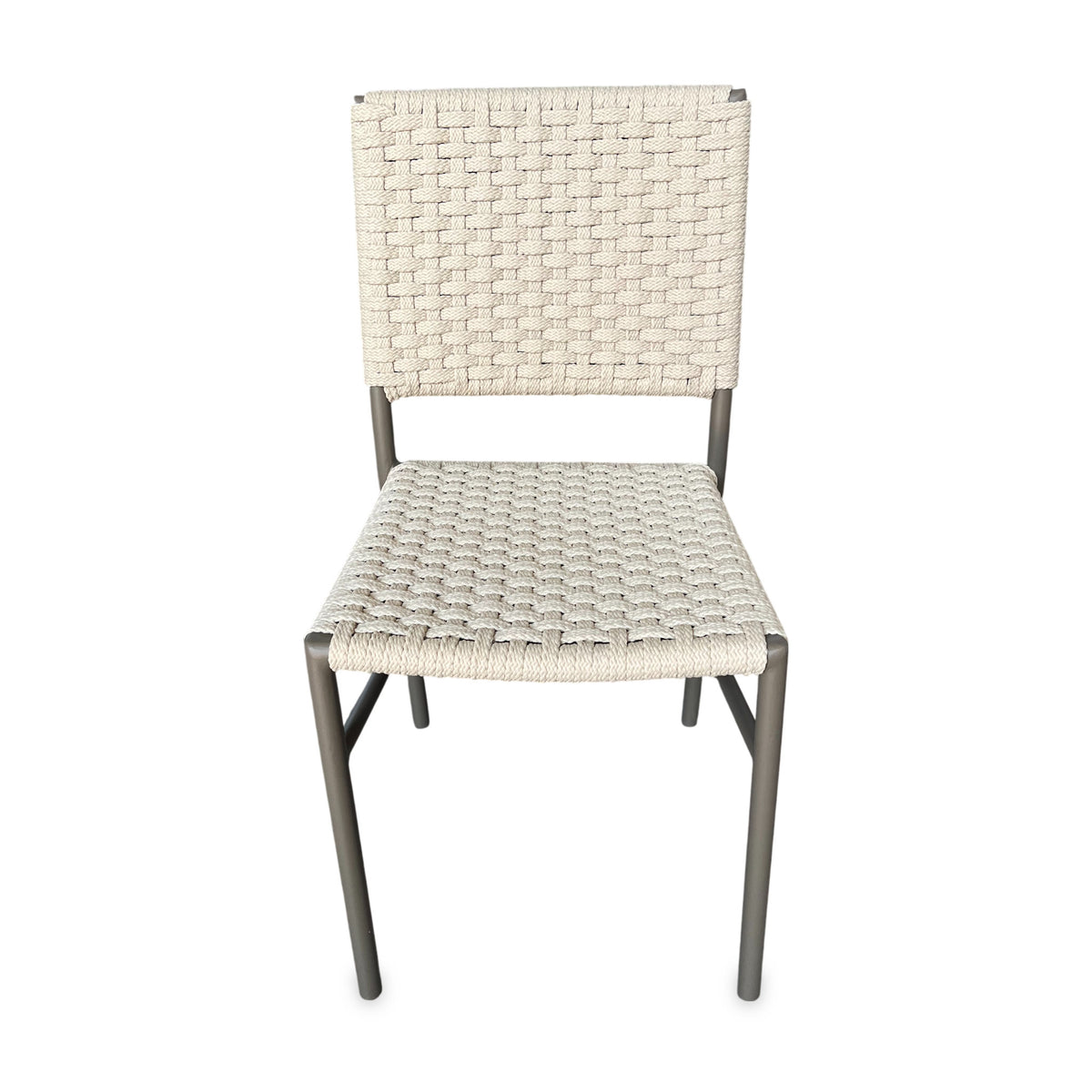 Silla India Aluminio Fendi Color y Cuerda Náutica Color Arena