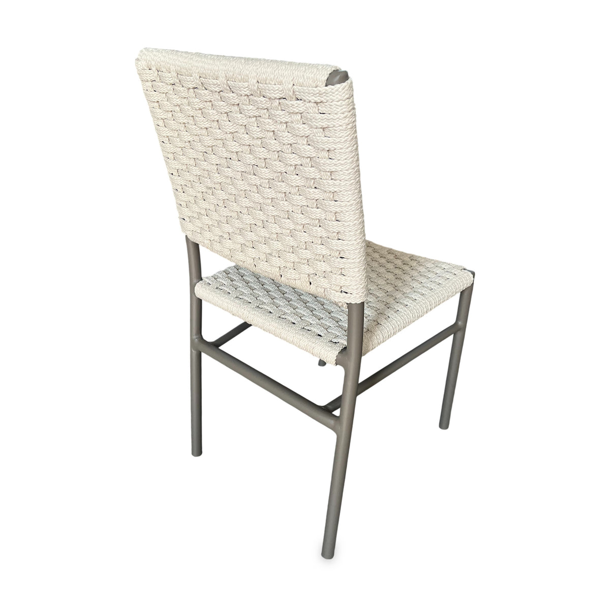 Silla India Aluminio Fendi Color y Cuerda Náutica Color Arena