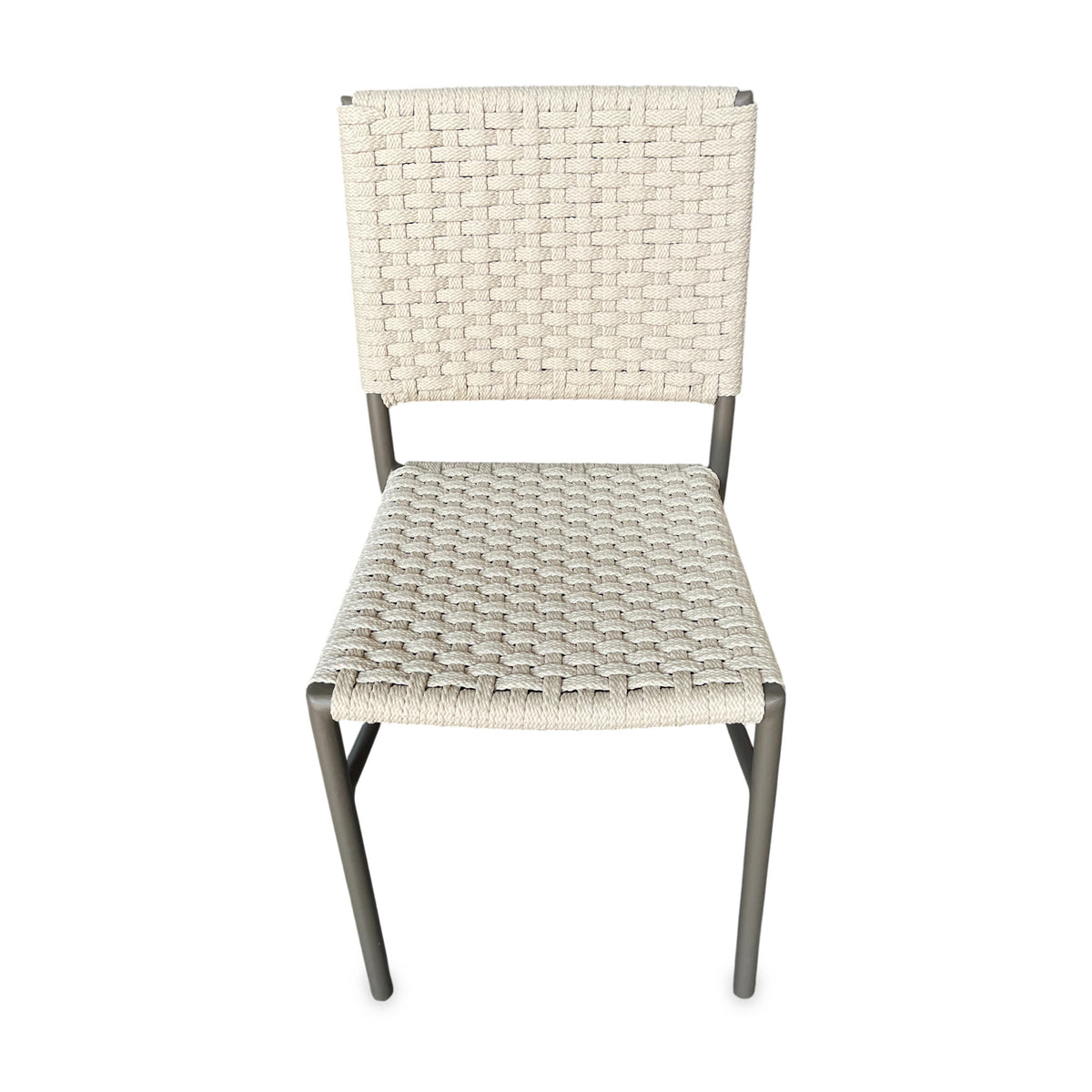Silla India Aluminio Fendi Color y Cuerda Náutica Color Arena | Toth Móveis