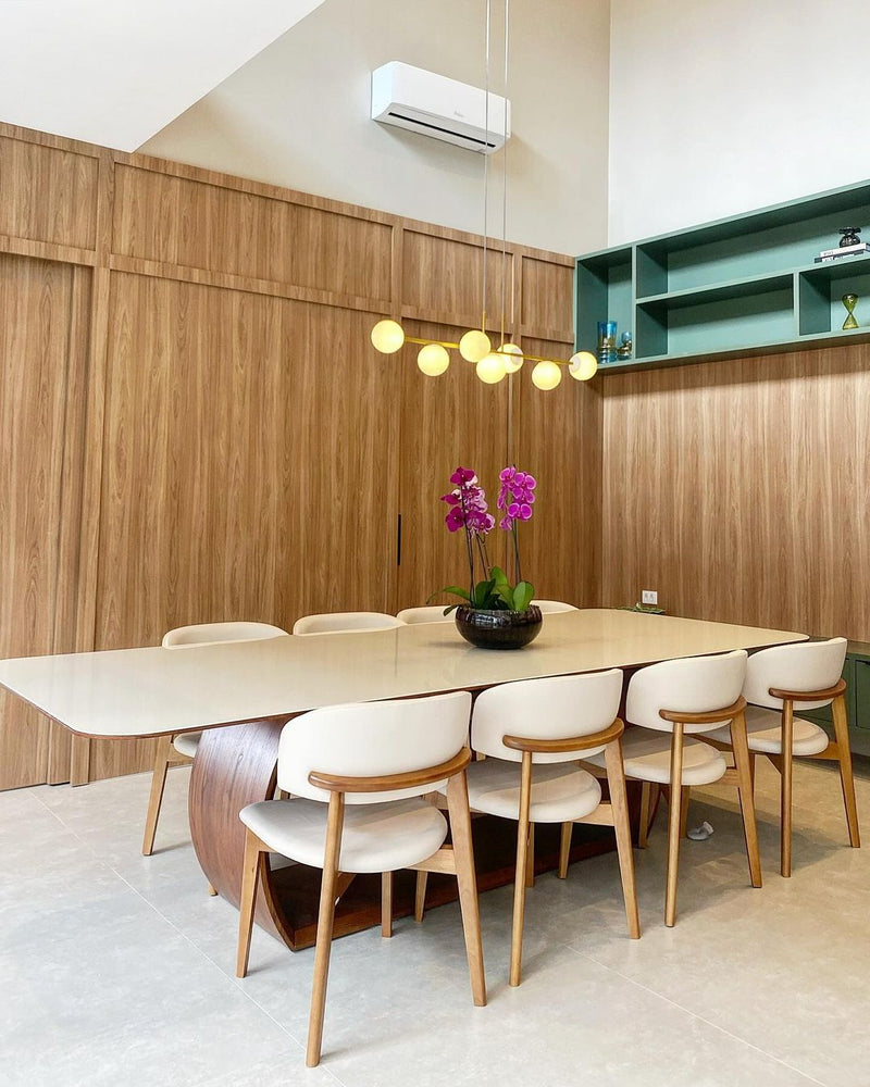 Sala de Jantarcontemporâneo—Projeto Cadeira Monic— Toth Móveis