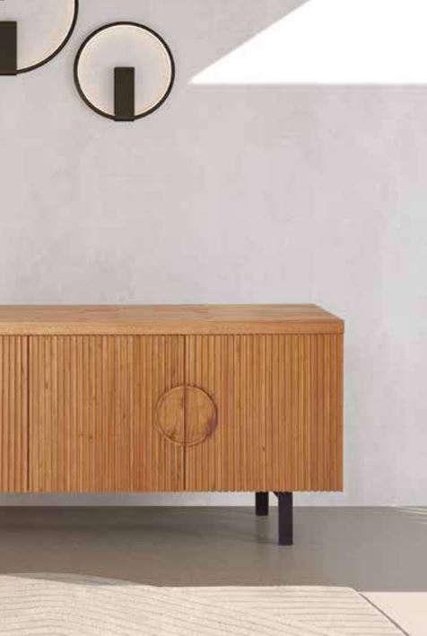 Ambiente 2 com Buffet Antique Laminado Cinamomo 180cm