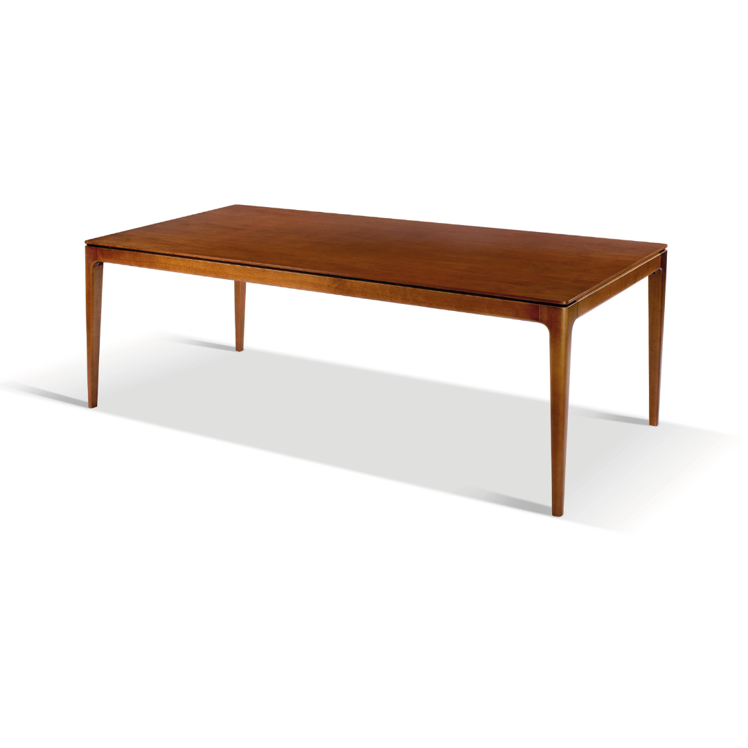 Mesa de Jantar Belize Madeira Cor Cinamomo 58 180x90cm