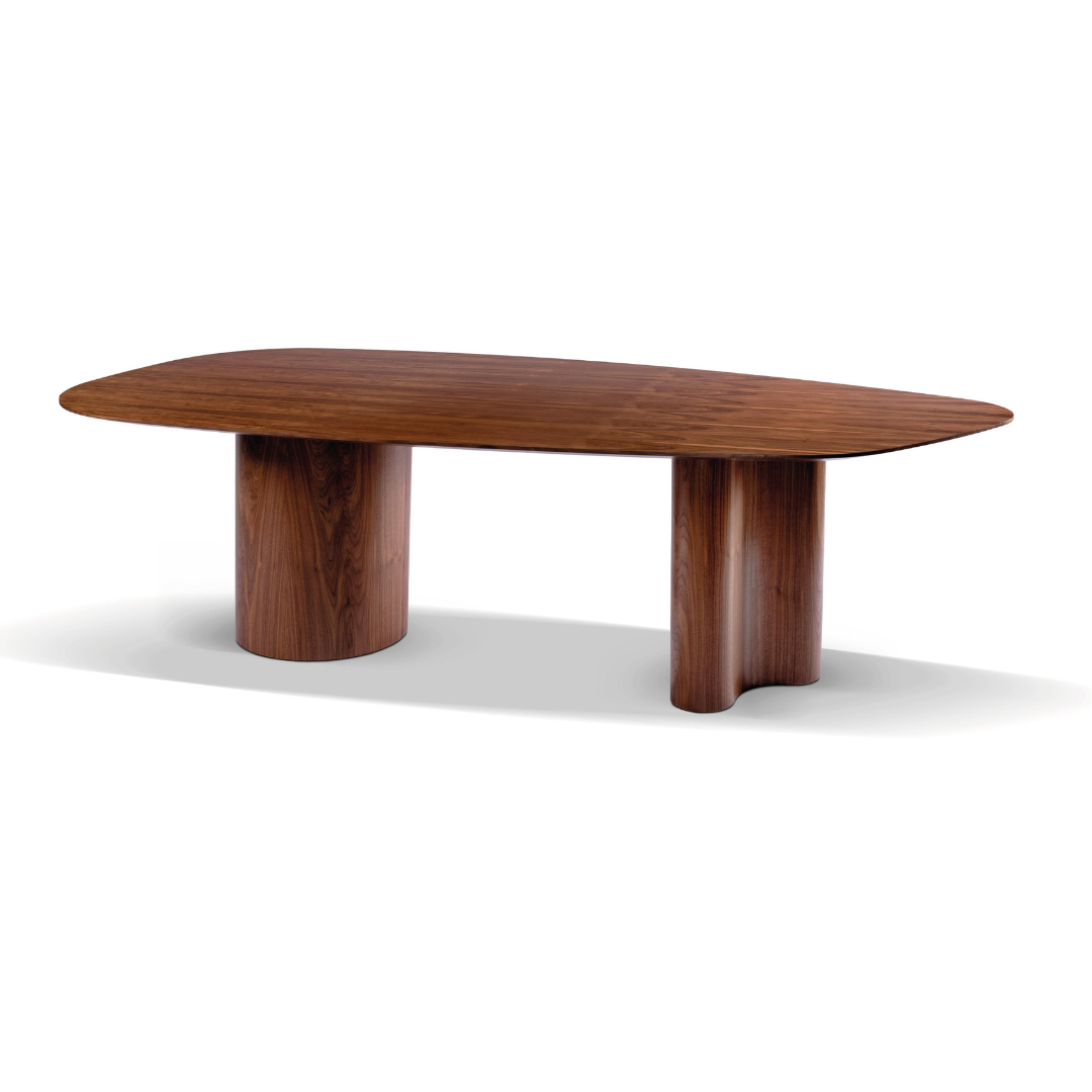 Mesa de Jantar Organic Madeira Cor Jequitibá BN 274x128cm | Toth Móveis