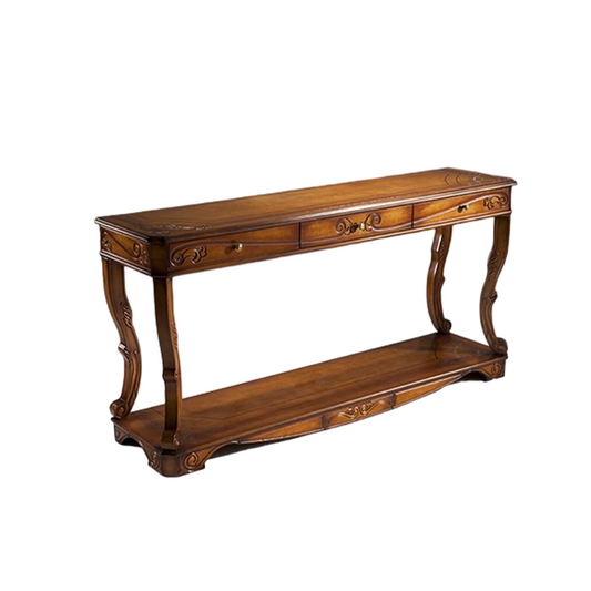Aparador Dorado 180x45x89cm Madera Envejecida