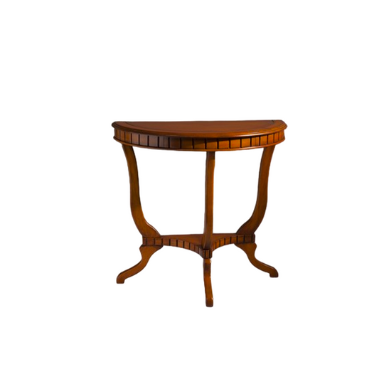 Aparador Media Luna Miel 90x45x86cm Madera Envejecida