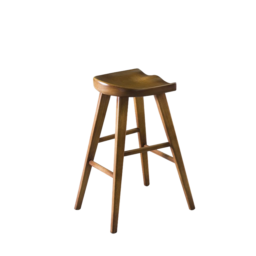 Affetto Stool 77cm Aged Wood