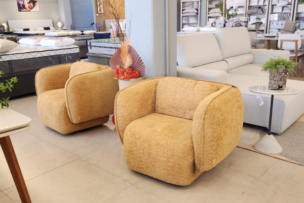 Ambiente 2 com Olden Upholstered Boucle Sheep Armchair G313