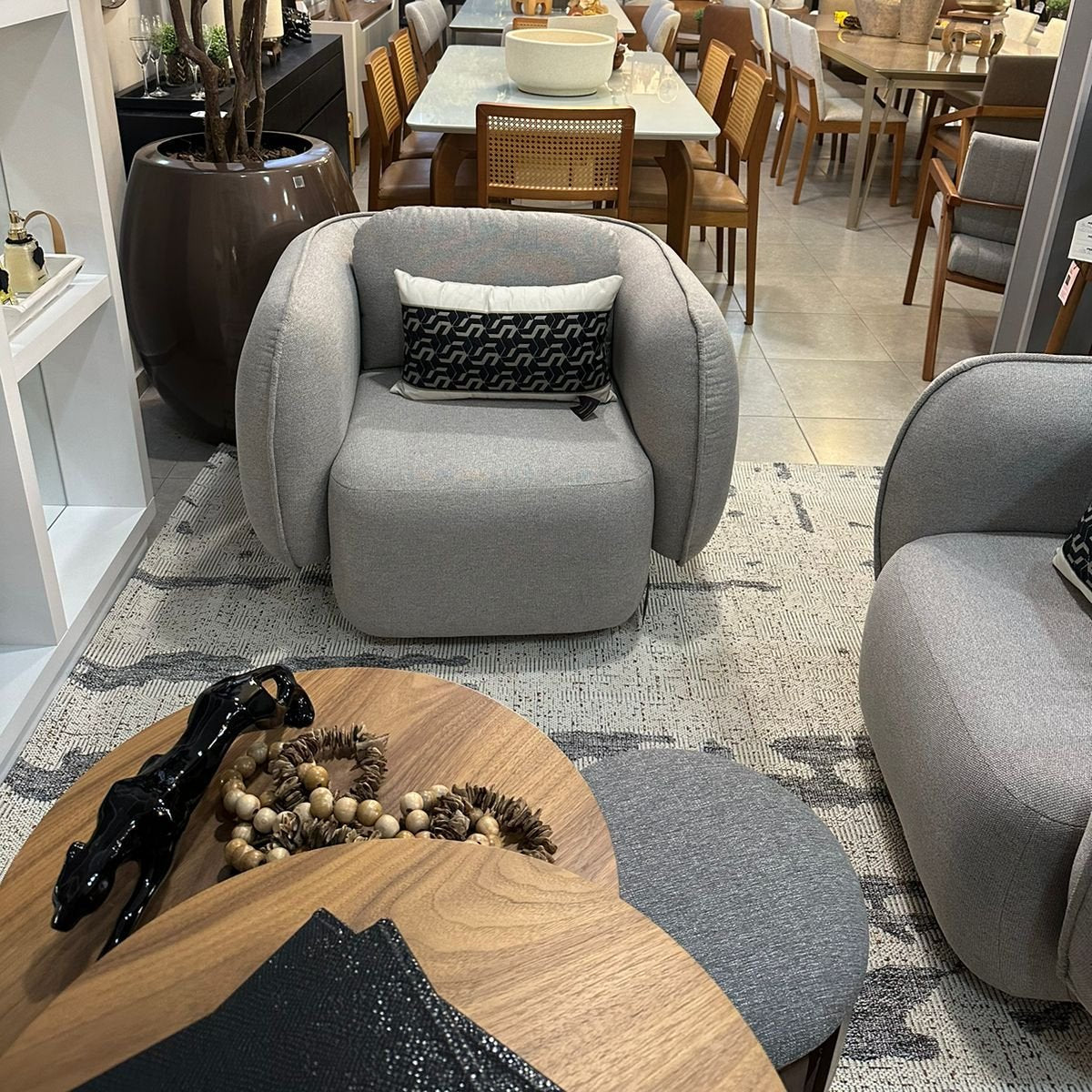 Sillón Olden Tapizado Lino Aston 3A342