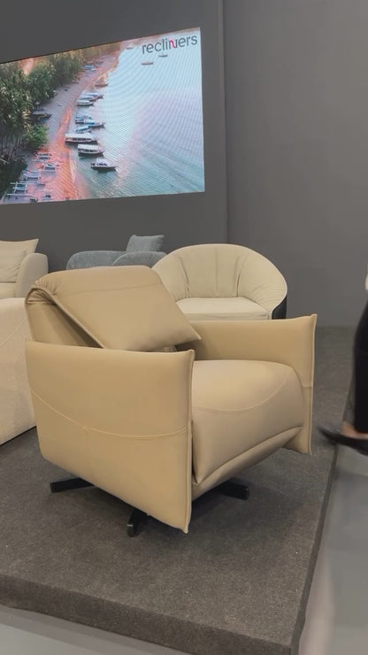 Sillón King Mecánico con Respaldo y Asiento Tapizado en Tela D-185