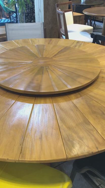 60cm Solid Wood Turntable