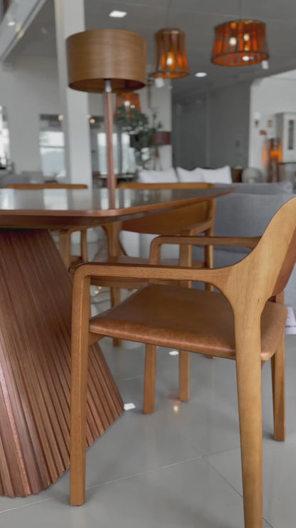 Mesa de Comedor Brescia Madera 220x110cm - 8 Plazas